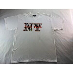 Steve Barrys New York Graphic T Shirt XL‎ Mens White Statue Liberty Empire State